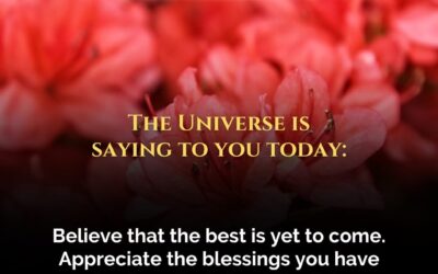 Appreciate the blessings you have